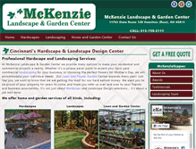 Tablet Screenshot of mckenziescapes.com